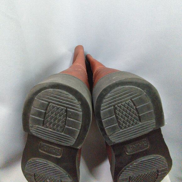 Rhino Work Boots Mens 9 Brown Leather Steel Toe 90222 Western - Picture 8 of 12